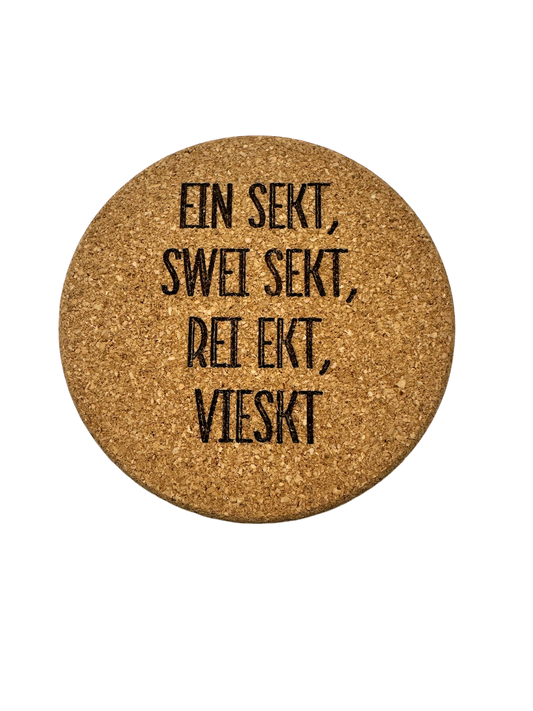 Untersetzer-Sekt
