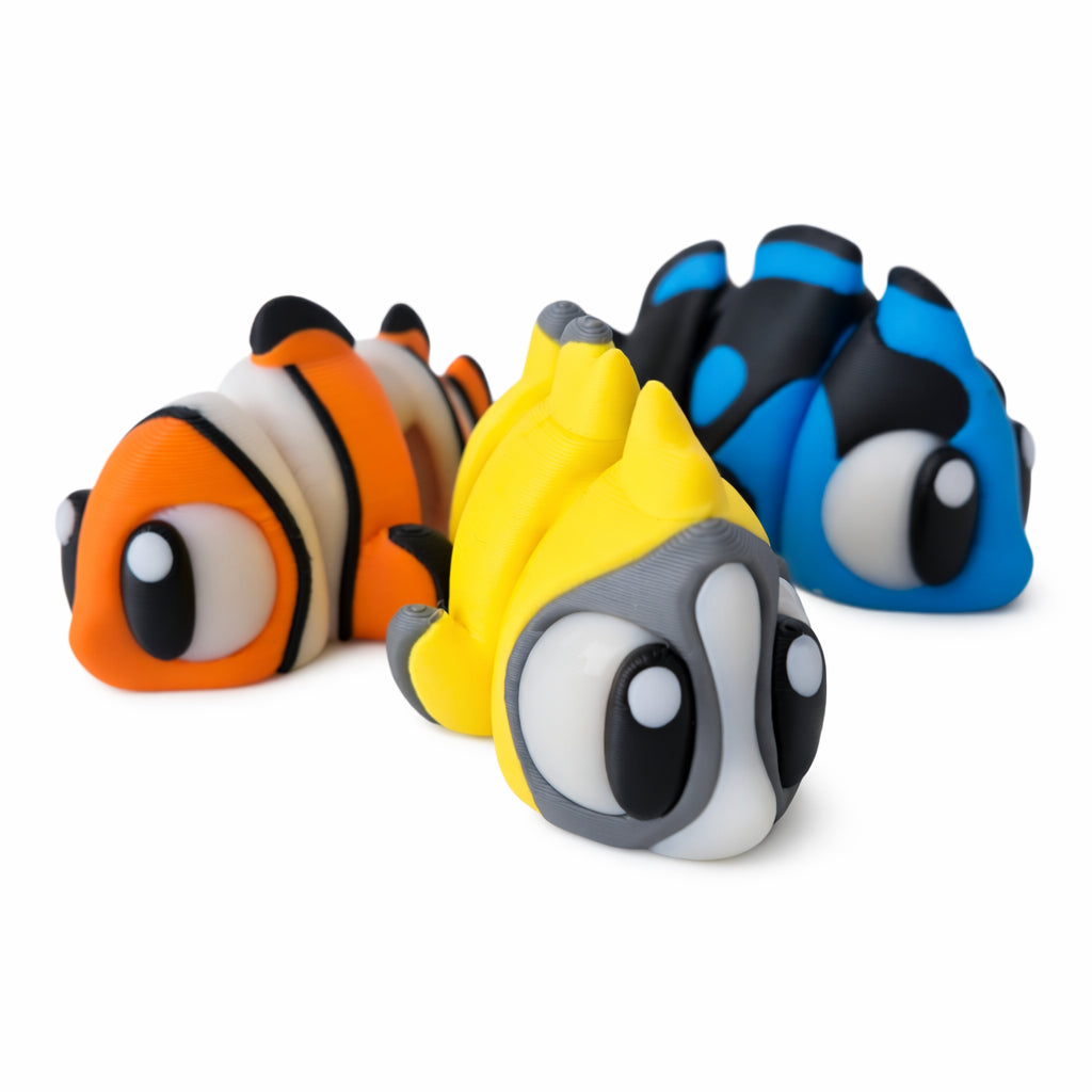 3D-Druck „Fisch blau“